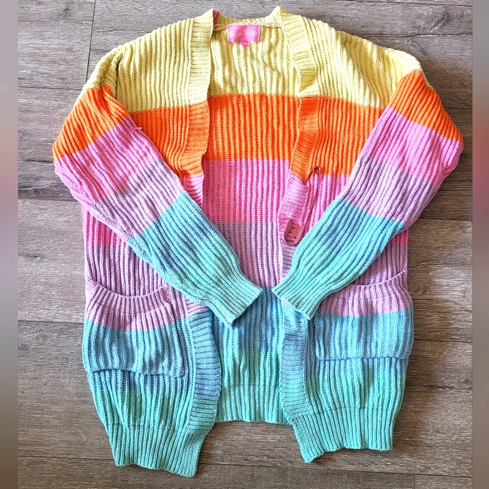 Rainbow Sugar Thrillz Cardigan 💕